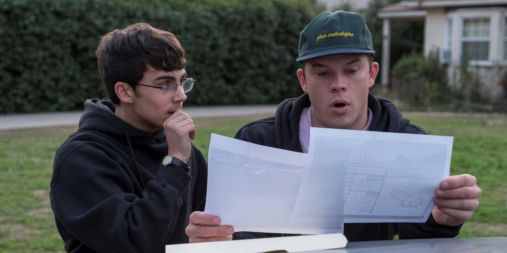 Tyler Alvarez and Jimmy Tatro in American Vandal Season 1