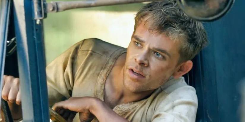 Nick Stahl sebagai Ben Hawkins melihat ke luar jendela truk selama episode Carnivále