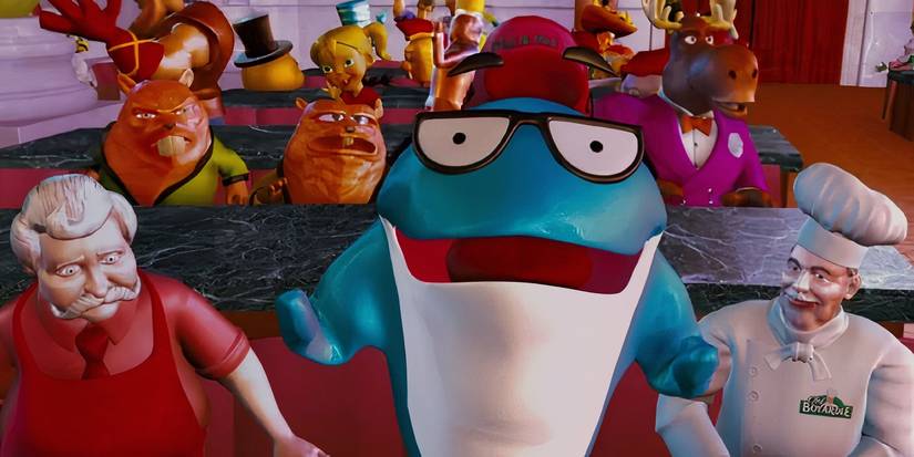 A group of characters in Foodfight! (2012)