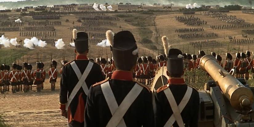 A look at the extras used in the British and French armies in the 1970 film 'Waterloo.'