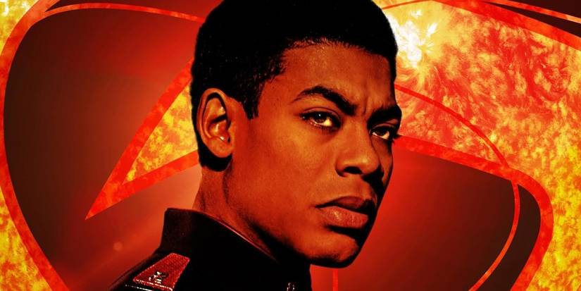 Official poster for 'Krypton', featuring Aaron Pierre's Dev Em