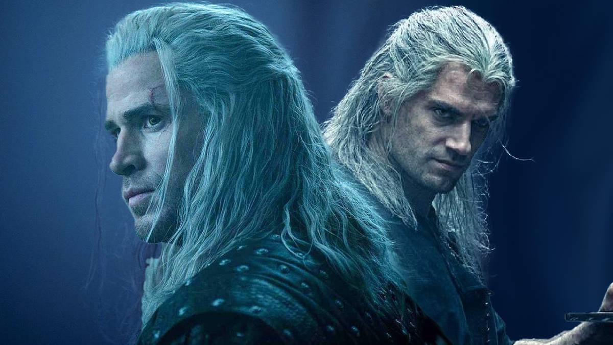 Liam Hemsworth verwandelt sich in Geralt von Riva im Setbild der 5 ...