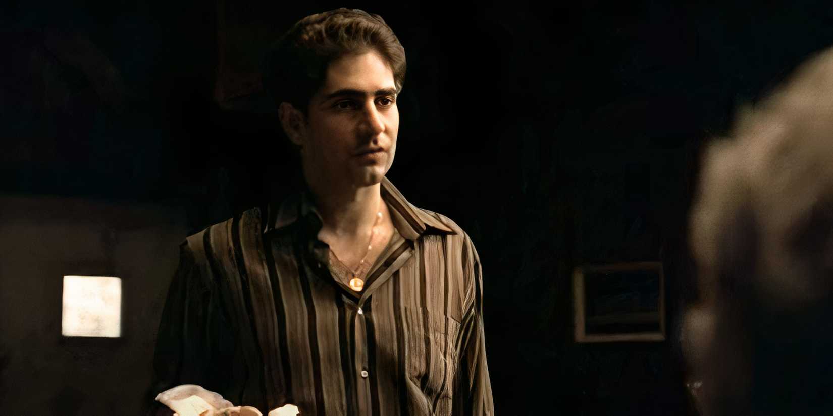Michael Imperioli as Christopher Moltisanti in The Sopranos episode Irregular Around the Margins.