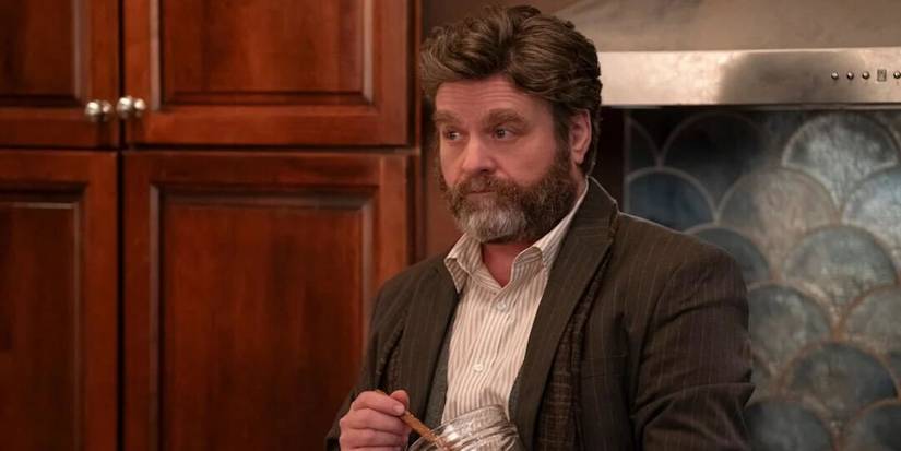 Zach Galifianakis in Only Murders in the Building. 