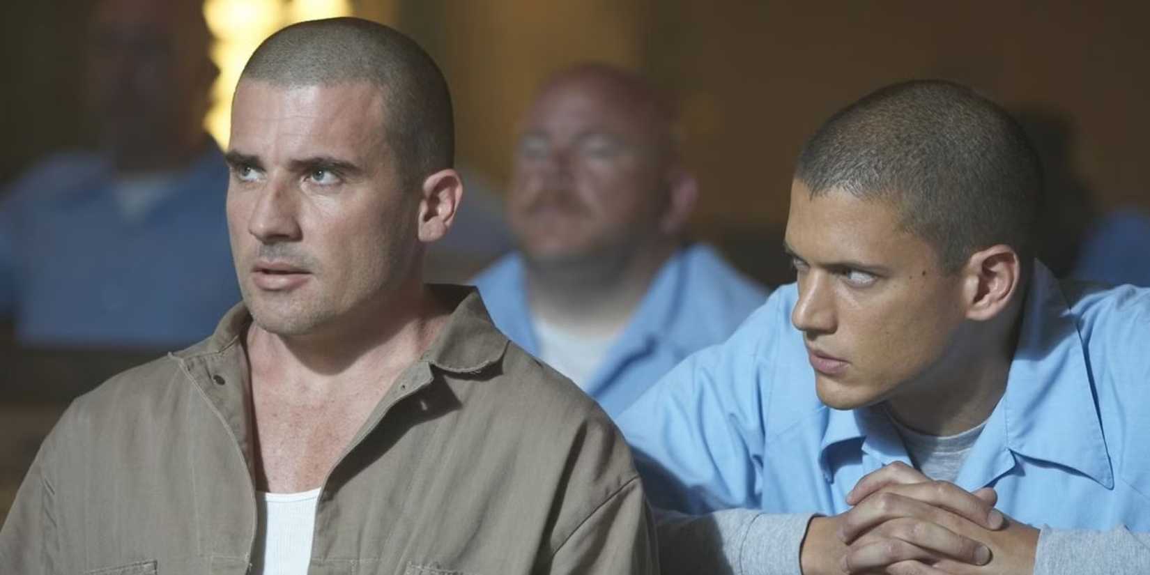 Dominic Purcell and Wentworth Miller in 'Prison Break'.