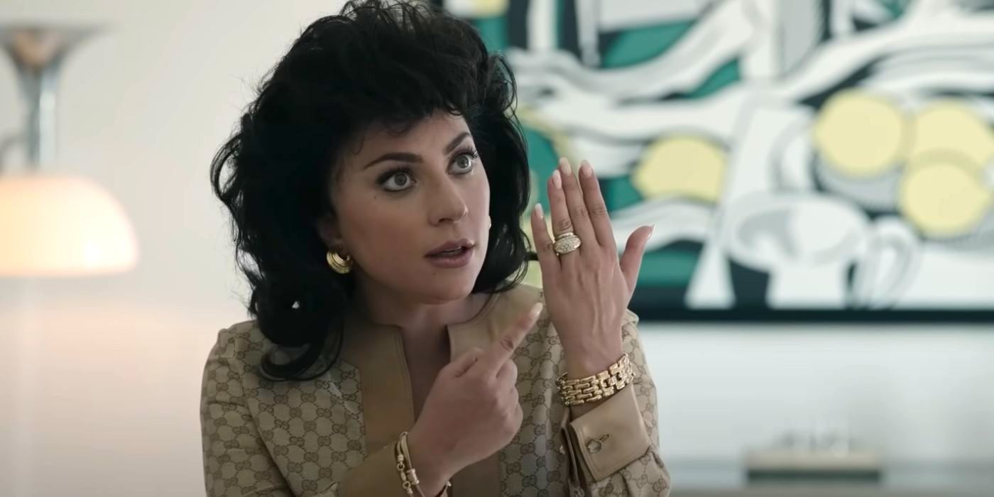Patrizia Reggiani (Lady Gaga) fights to keep her fashion house power in 'House of Gucci' (2021).