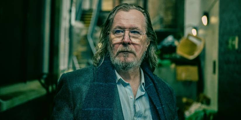 Gary Oldman in Season 4 Episode 4 of Slow Horses looking serious.