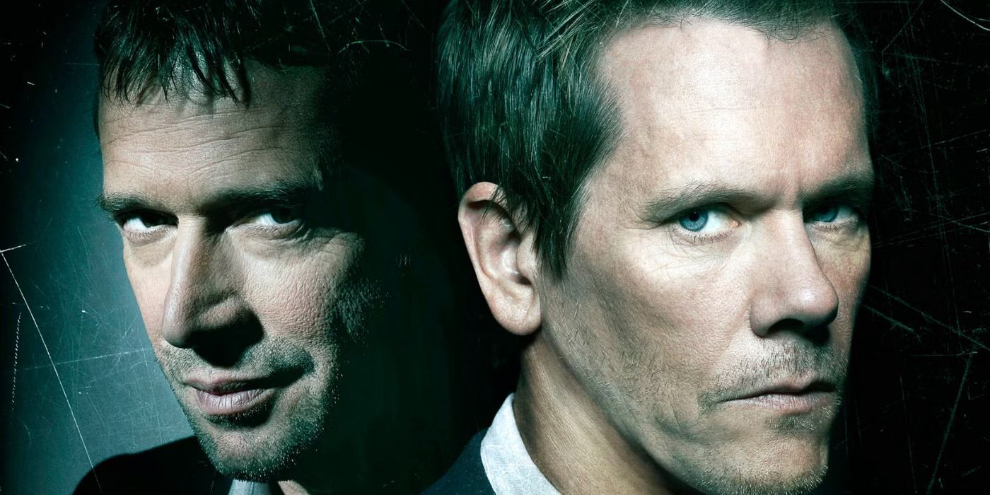 James Purefoy and Kevin Bacon as Joe Carroll and Ryan Hardy on the poster for the Fox series 'The Following.'