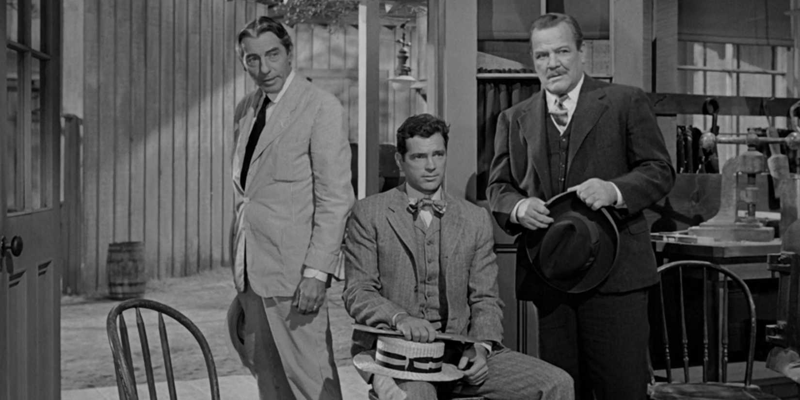 Carleton Young as a reporter in 'The Man Who Shot Liberty Valance'