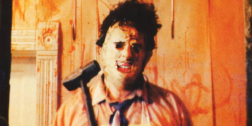 Gunnar Hansen as Leatherface in The Texas Chain Saw Massacre
