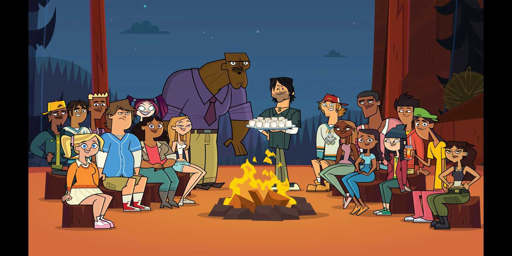 total drama island cast