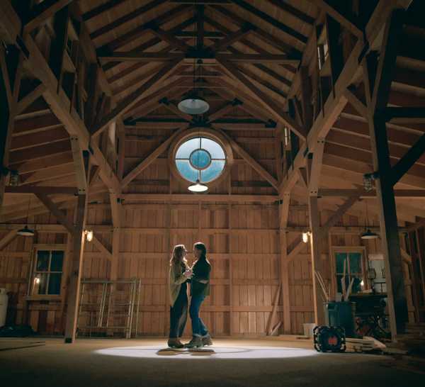 Virgin River Season 6 Mel and Jack In the Barn