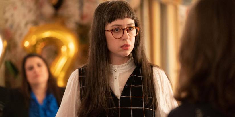 Poppy White looking confused in Only Murders in the Building