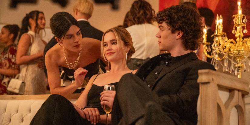 Sara Silva, Sarah Catherine Hook, and Zac Burgess in the Cruel Intentions television series.