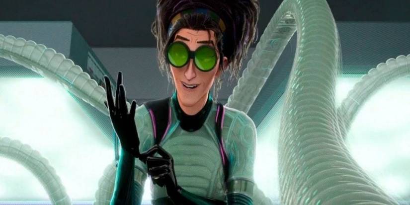 Kathryn Hahn as the animated Doc Ock in Spider-Man: Into The Spider-Verse