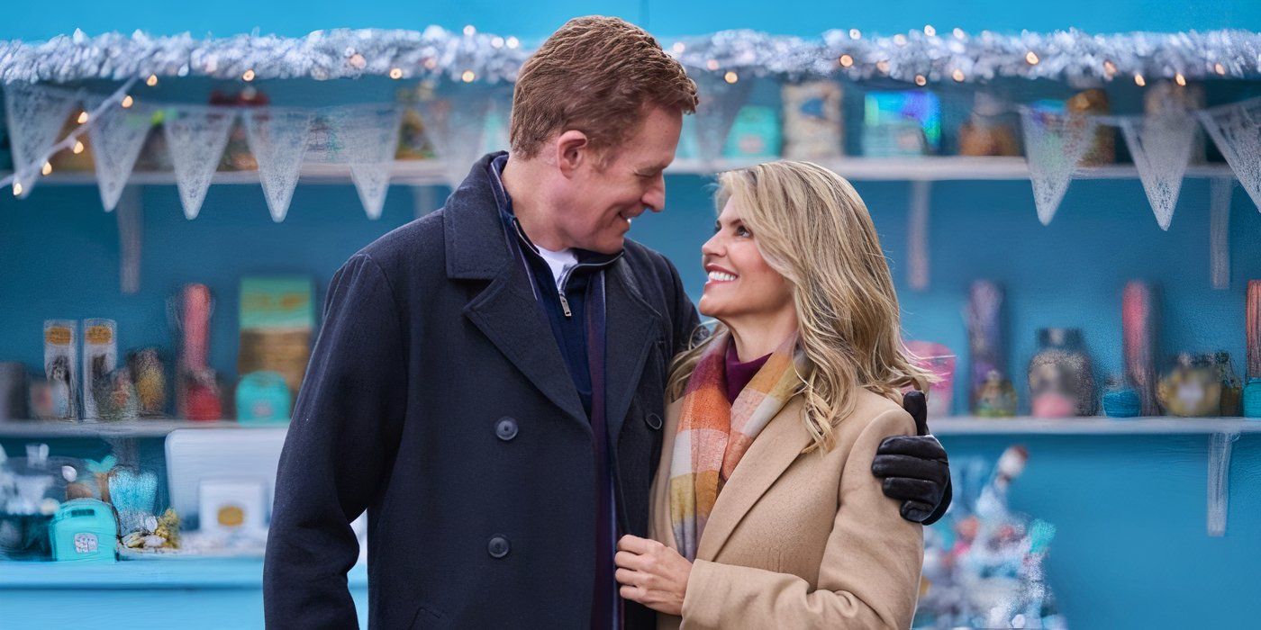 Lori Loughlin and James Tupper in Fall Into Winter