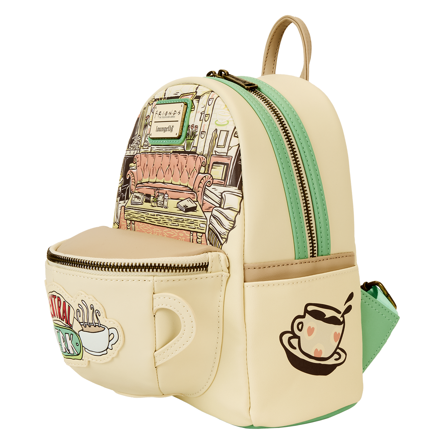 LINE Friends Mini Loungefly Backpack Loungefly Friends Front Door Mini Backpack – LF Lounge VIP main image 2
