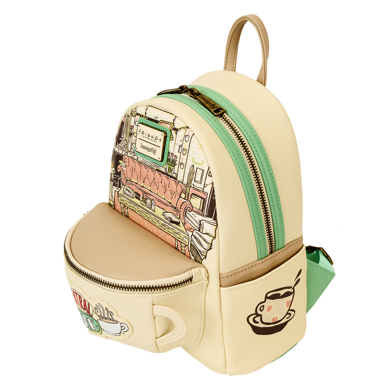 Loungefly Friends Couch Mini Backpack NWT - IN HAND Loungefly FRIENDS backpack and wallet | eBay main image 3