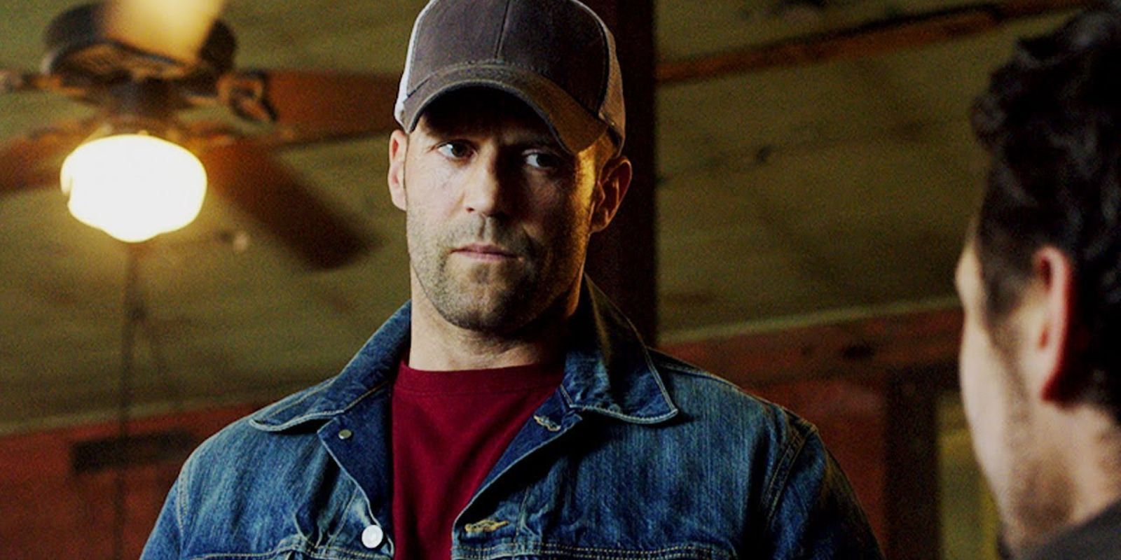 Phil Broker looking at someone off-camera in Homefront