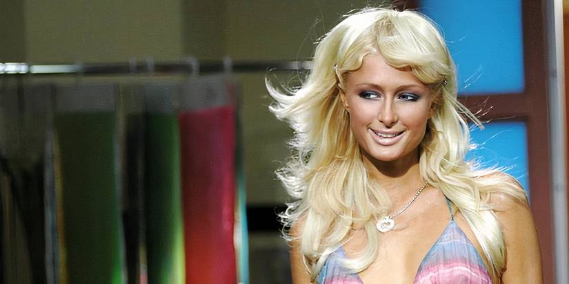 Paris Hilton smiling in Pledge This