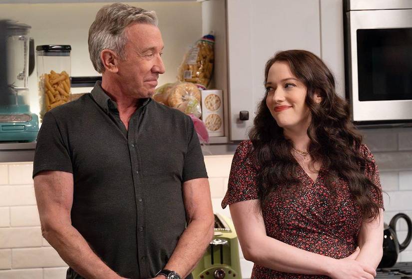 Tim Allen and Kat Dennings in Shifting Gears