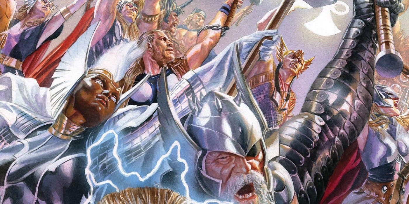 Has Storm Ever Been the God of Thunder/Wielded Mjolnir in Marvel Comics?