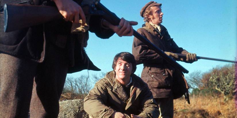 Dustin Hoffman hunts in Straw Dogs
