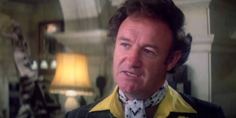 Gene Hackman as Lex Luthor in a wig in 'Superman: The Movie.'
