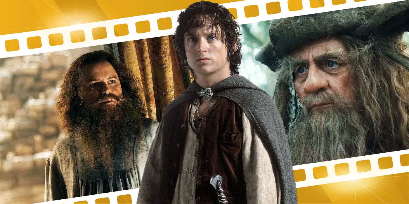 Blended image showing characters from Middle-earth.