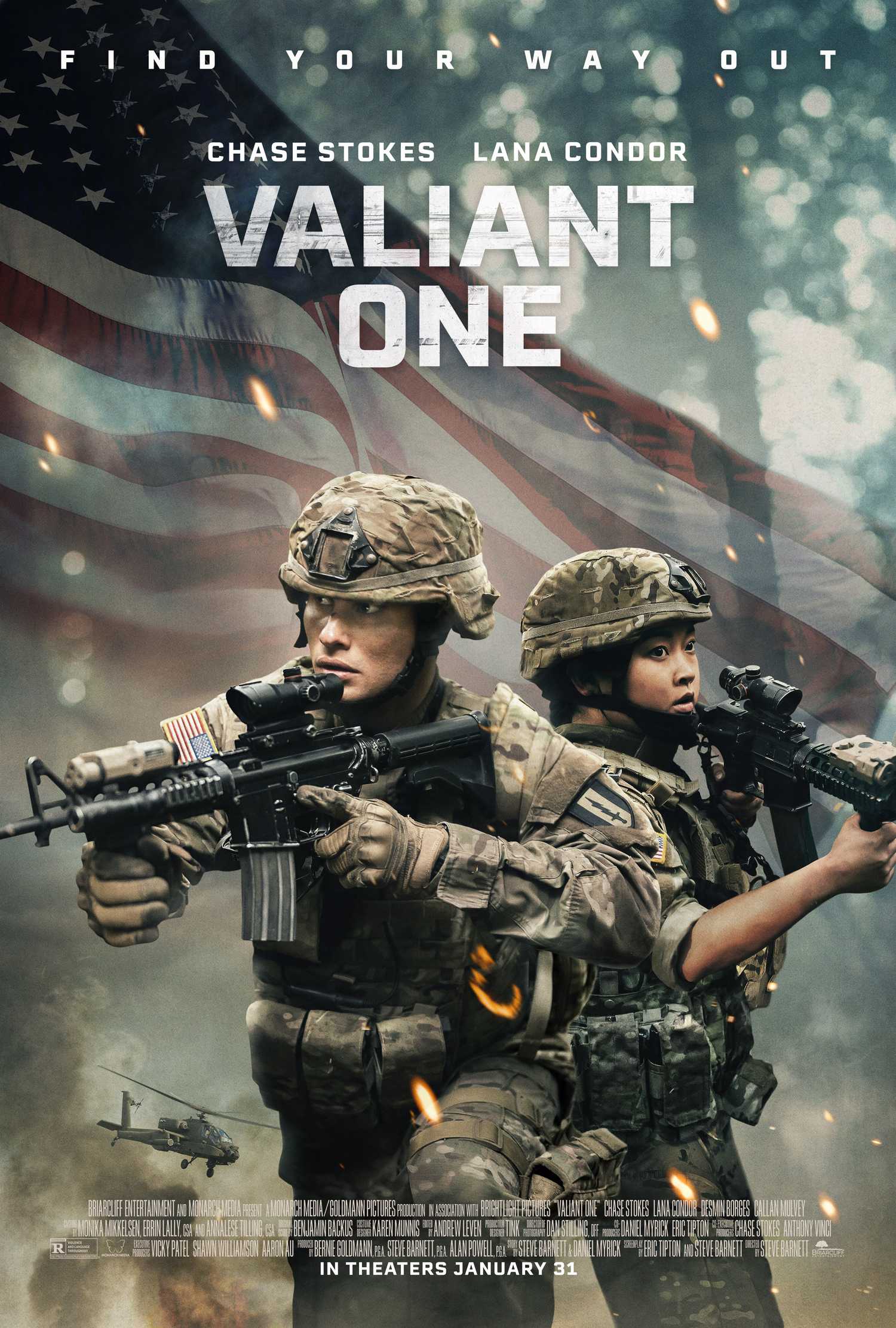 Chase Stokes and Lana Condor Dodge Enemy Bullets in 'Valiant One ...