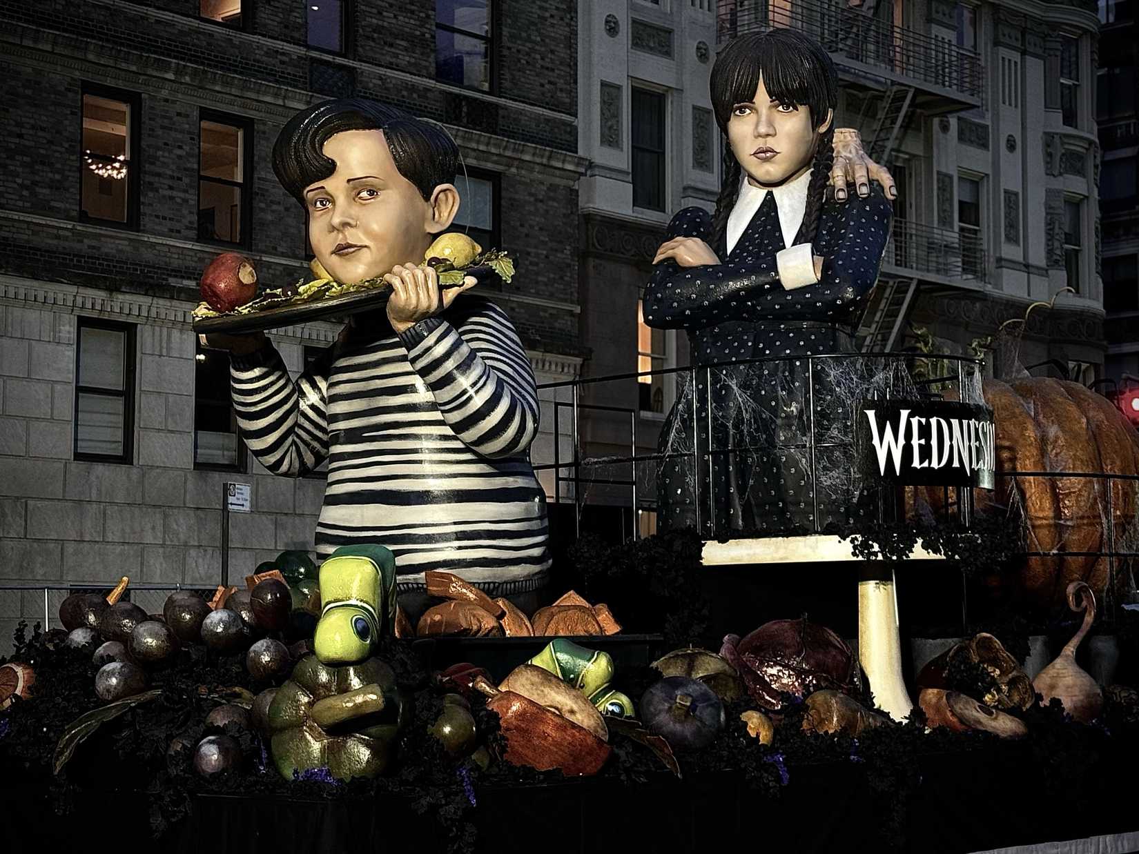 Wednesday Float 'Wednesday' Float Casts a Spooky Shadow Over the Macy's Thanksgiving ...