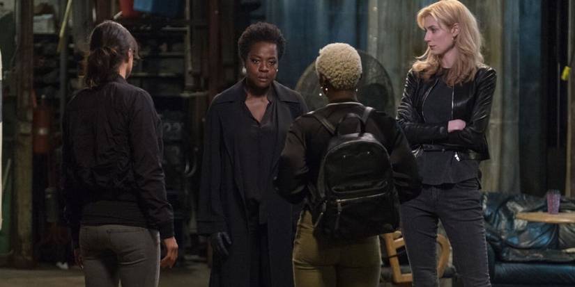 Viola Davis, Michelle Rodriguez, Elizabeth Debicki, Cynthia Erivo in 'Widows'