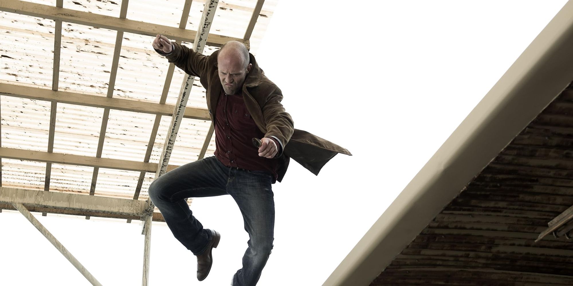 Jason Statham falling in Wild Card