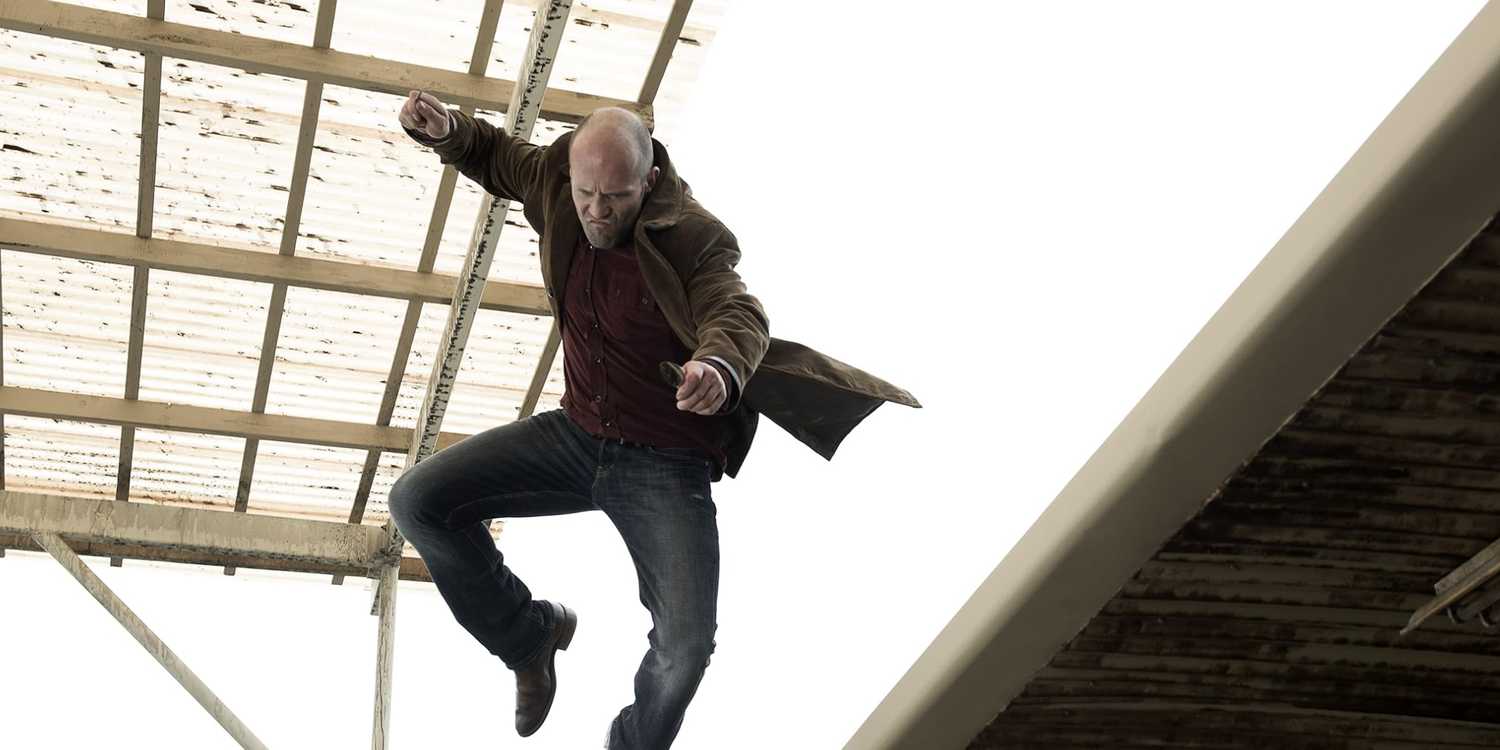 Jason Statham falling in Wild Card