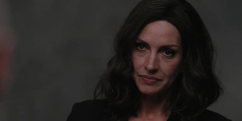 Dawn Olivieri as Sarah Atwood hiring an assassination on John Dutton on Yellowstone.