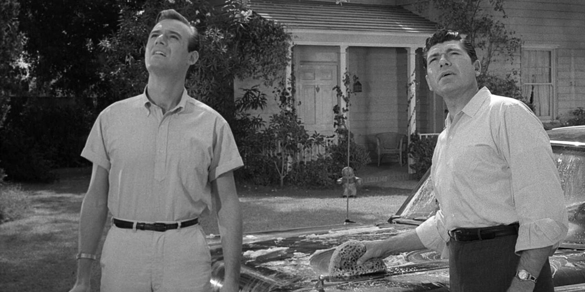 burt-metcalfe_claude-akins_the-twilight-zone_the-monsters-are-due-on-maple-street The 10 Most Suspenseful 'Twilight Zone' Episodes, Ranked