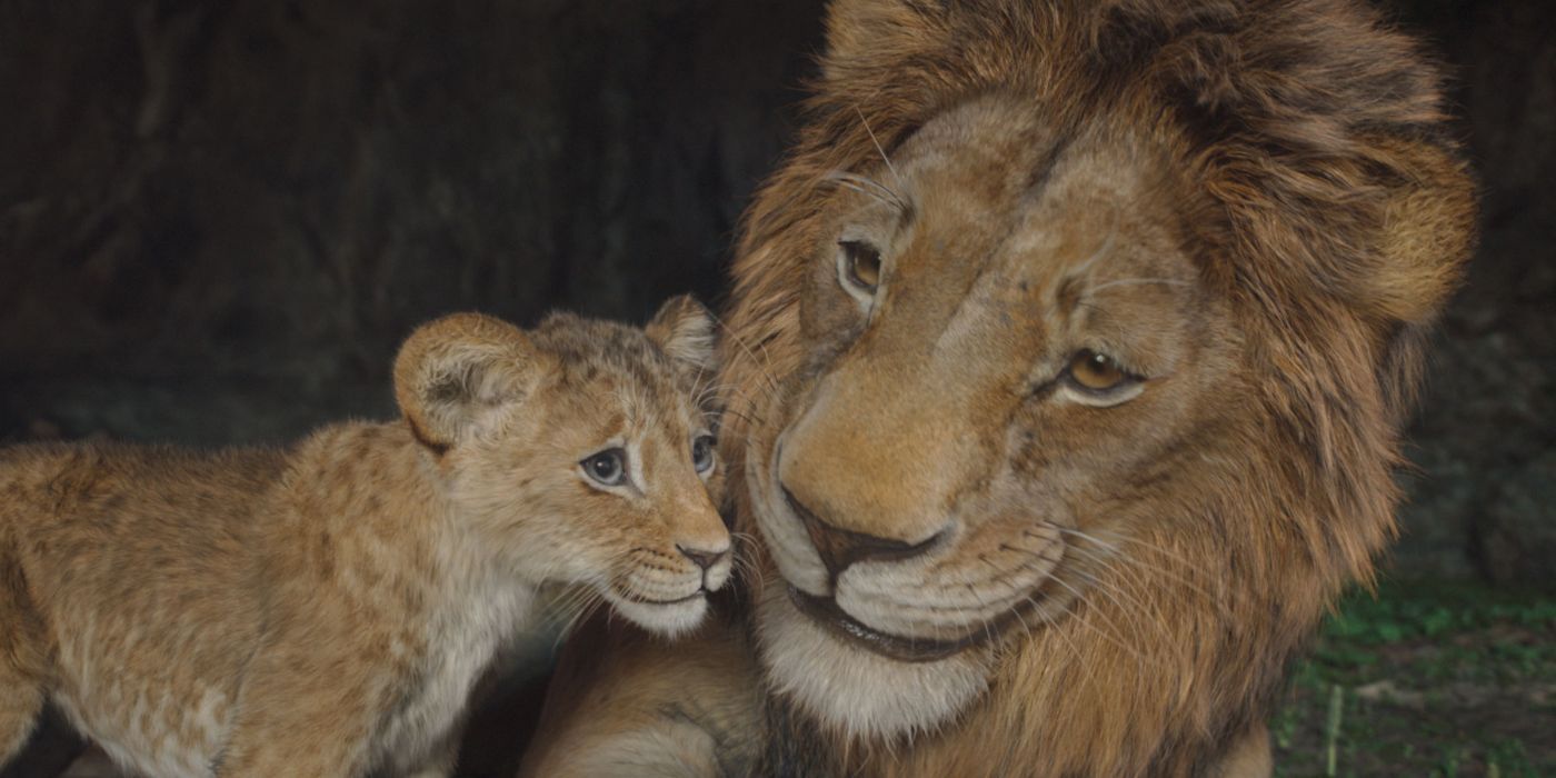 Donald Glover as Simba in Mufasa.