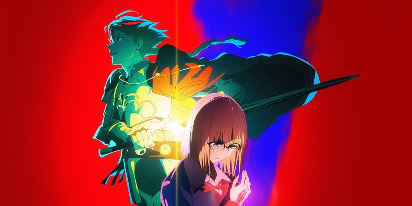 Poster of Saber and Akaya from Fate/strange Fake 