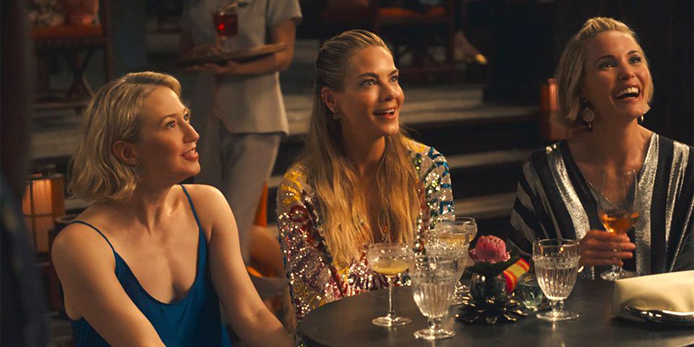 Carrie Coon Michelle Monaghan and Leslie Bibb in White Lotus Season 3