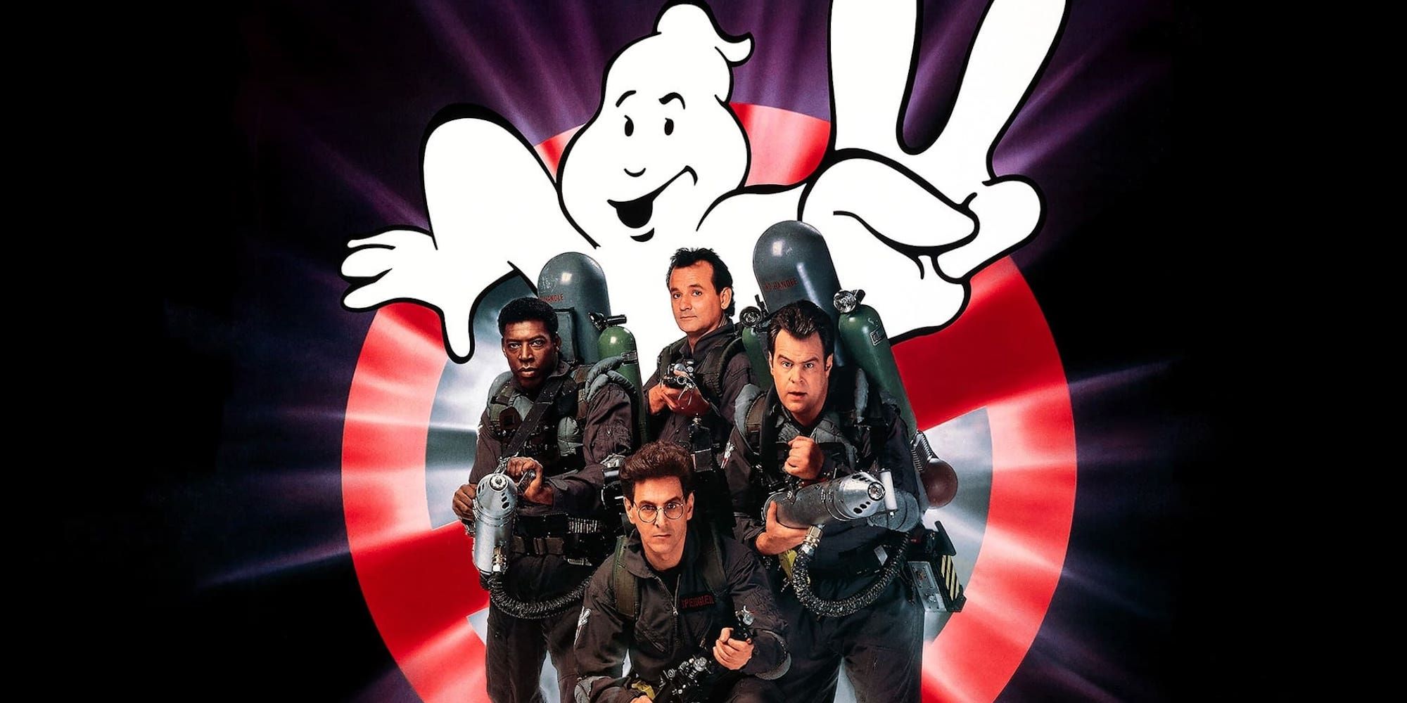 Ghostbusters-II poster with the main characters