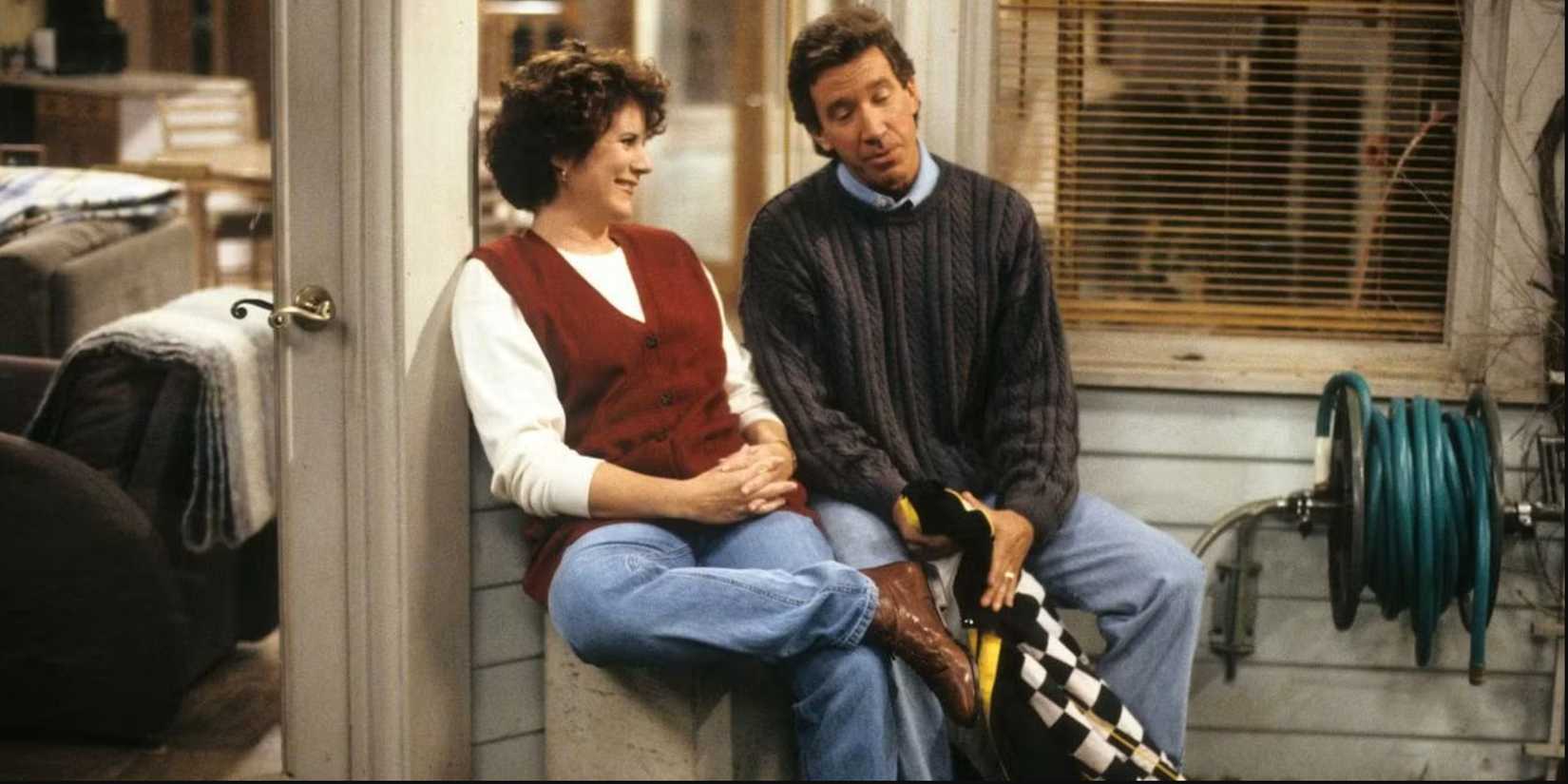 Tim (Tim Allen) and Jill Taylor (Patricia Richardson) on 'Home Improvement'