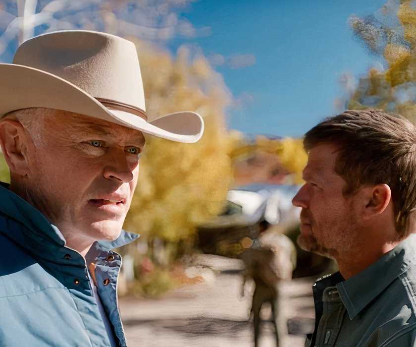 Neal McDonough and Bailey Chase in Homestead