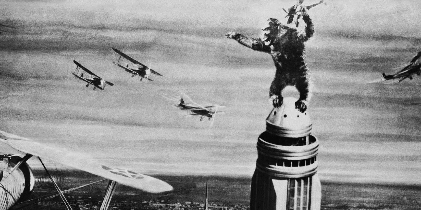 King Kong on top the Empire State of Building