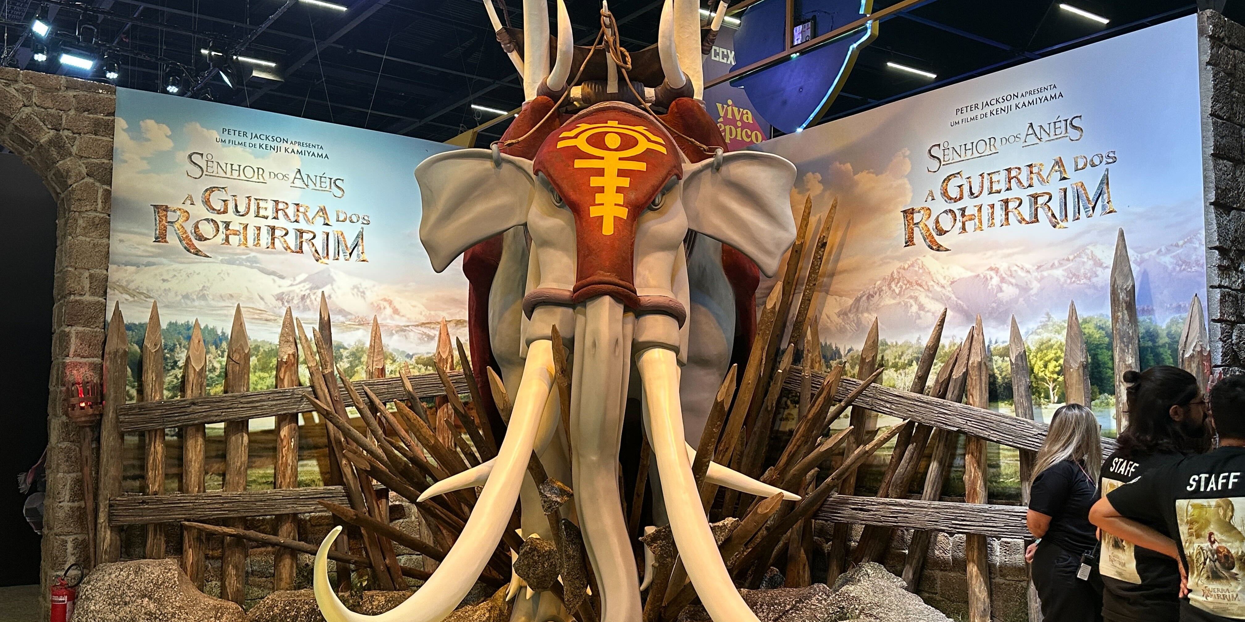 Lord of the Rings Brings a Massive Mumakil to CCXP With Epic 'War