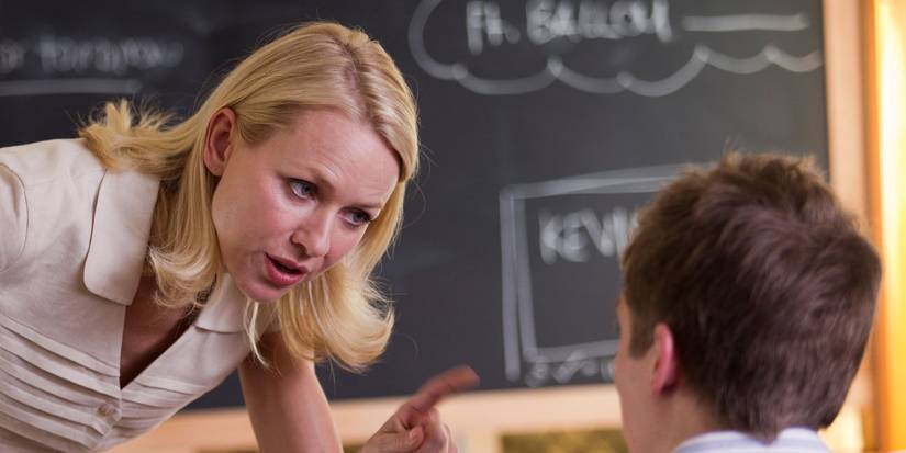 Naomi Watts scolding a child in Movie 43