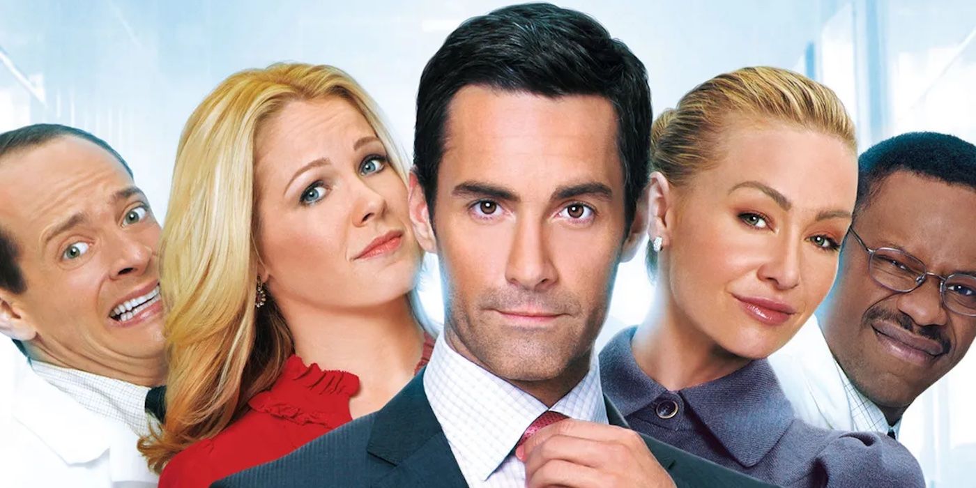Promotional image featuring the cast of 'Better Off Ted'