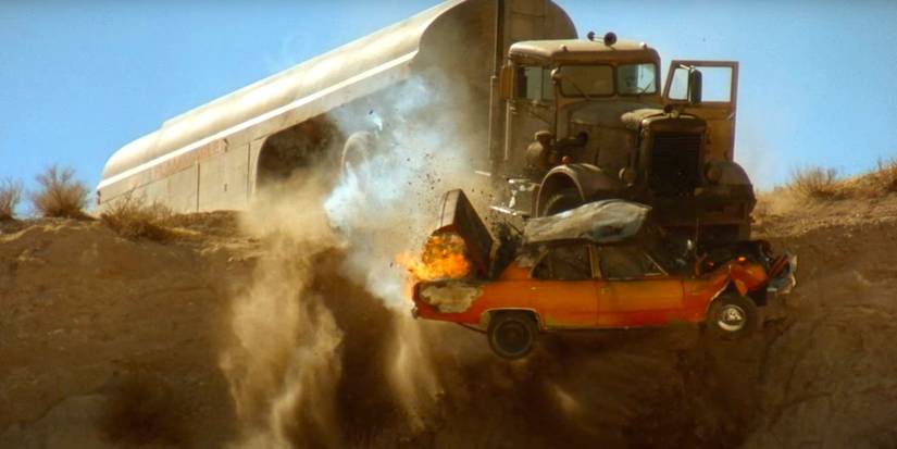 Film TV Steven Spielberg, Duel, mengubah truk tanker menjadi monster.