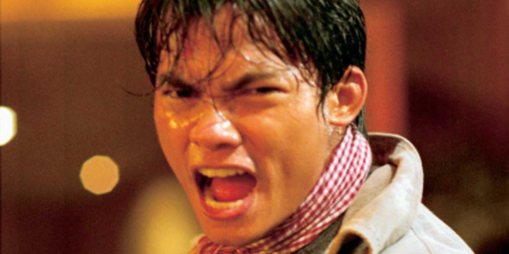Tony Jaa screaming in The Protector