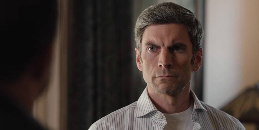 Jamie (Wes Bentley) is interrogated in Yellowstone Season 5 Episode 12.