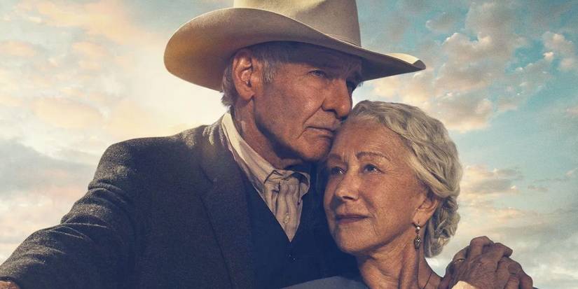 Harrison Ford and Helen Mirren as Jacob and Cara Dutton on '1923'